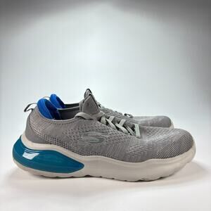 Skechers Air Cushioning Binson Grey Blue Running Shoes 232561 Men's Size 12